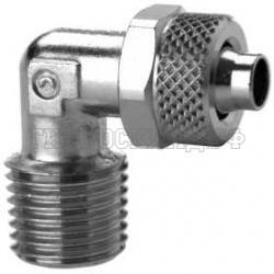 Фитинг с накидной гайкой 90° P= 8мм - G1/2 (Camozzi)