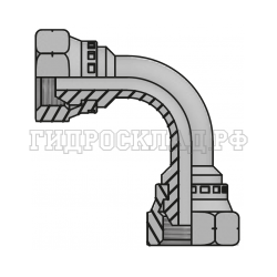 Адаптер 90° DK(г) 24X1.5 - DK(г) 24X1.5 (Vitillo SPA)
