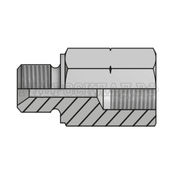 Адаптер DK(ш) 10X1 - Metric(F) 10X1 L=27 (Vitillo SPA)