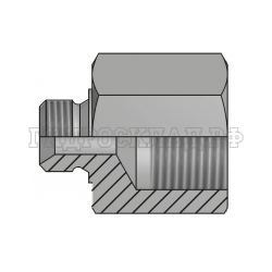 Адаптер BSP(ш) 1.1/2" - BSPP(F) 2" L=62 (Vitillo SPA)