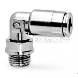 Фитинг цанга 90° P=6мм G1/8 поворотный (Camozzi)