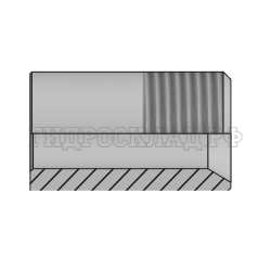 Адаптер DK(ш) 22X1.5 d=22 L=35 (втулка под сварку) (Vitillo SPA)