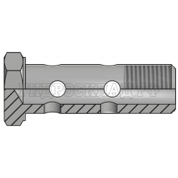 Болт BANJOx2(BSP) 1/2" (Vitillo SPA)
