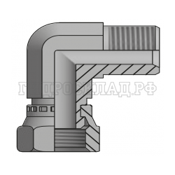 Адаптер 90° NPT(ш) 1.1/4" - BSP(г) 1.1/4" (Vitillo SPA)