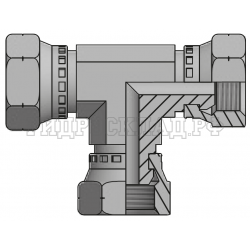 Адаптер тройник DK(г) 12X1.5 - DK(г) 12X1.5  - DK(г) 12X1.5 (Vitillo SPA)