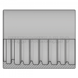 Муфта обжимная Interlock без зачистки R13/R15 DN=32