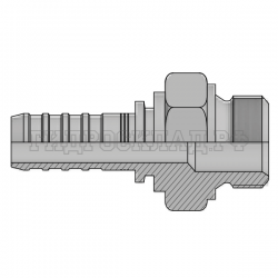 Фитинг BSP (ш) 3/8” DN=12 InterLock (без зачистки)