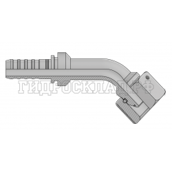 Фитинг DKOS (г) M42x2 DN=32 (45°) InterLock (без зачистки) (thrust-wire nut)