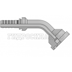 Фитинг SUPERCAT D=63.5 DN=32 (45°) InterLock (без зачистки)