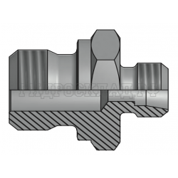 Адаптер ТС P=14 22x1.5 - BSPP 3/8"(ш) Form B (Vitillo SPA)