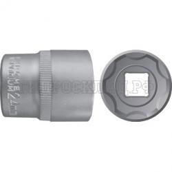 Головка 6-гранная CrV 1/2" 12 мм (FIT)
