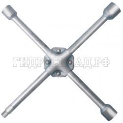 Ключ балонный крест усиленный 17х19х21 мм + 1/2", длина 400 мм (FIT)