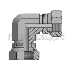 Адаптер 90° BSP(г) 1/2" - BSP(г) 1/2" (RASTELLI  RACCORDI s.r.l.)