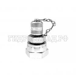 Точка контроля давления M16x2 - DKOS(г) M30x2 - мет.колп.с цеп. нержавейка (Mini Press)