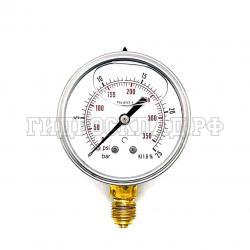Манометр 63мм 0-25 бар  G1/4 (снизу) (BART)