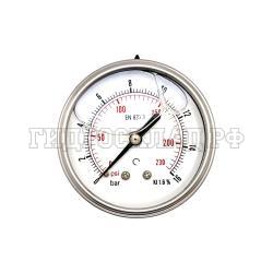 Манометр 63мм 0-16 бар  G1/4 (сзади) (BART)