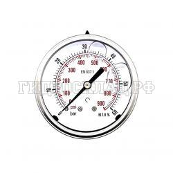 Манометр 63мм 0-60 бар  G1/4 (сзади) (BART)