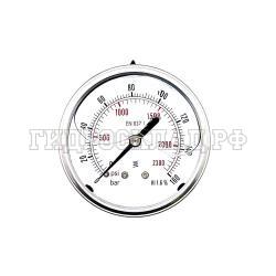 Манометр 63мм 0-160 бар  G1/4 (сзади) (BART)