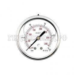 Манометр 63мм 0-25 бар  G1/4 (сзади) (BART)