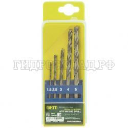 Набор сверл по металлу hss полированных, 8 шт. (3-4-5-6-7-8-9-10 мм)