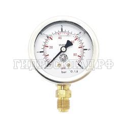 Манометр 63мм 0-6 бар  G1/4 (снизу) (BART)