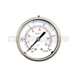 Манометр 63мм 0-2.5 бар  G1/4 (сзади) (BART)