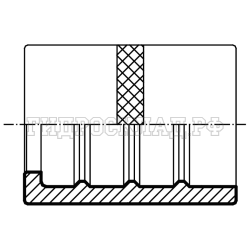 Муфта обжимная R7 DN=06 (Китай)