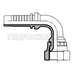 Фитинг JIS(TOYOTA) 3/4" DN=20 (90°) S32 (Китай)