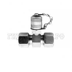 Точка контроля давления M16x2 - трубное соединение P=12 M20x1.5-M20x1.5 Series S (мет.колп.с цеп.) (Китай)