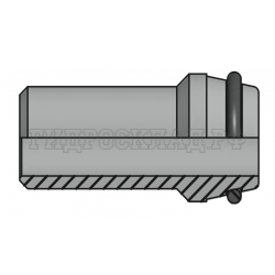 Адаптер DKOS(nippel) P=20 S=3 L=45 под сварку (Vitillo SPA)