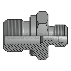 Адаптер ТС P=12 18x1.5 - BSPP 3/8"(ш) Form E S22 (Китай)