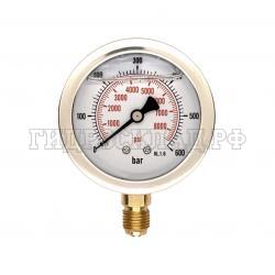 Манометр 63мм 0-600 бар  G1/4 (снизу) (Китай)