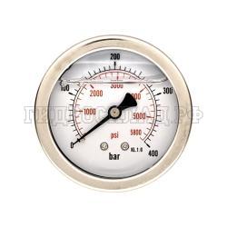 Манометр 63мм 0-400 бар  G1/4 (сзади) (Китай)