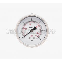 Манометр 63мм 0-6 бар  G1/4 (сзади) (Китай)