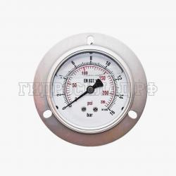 Манометр 63мм 0-16 бар  G1/4 (сзади, панельный монтаж) (Китай)