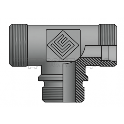 Адаптер ТС тройник P=20 30x2 - Metric 27x2(ш) Form B (гориз.) (Vitillo SPA)