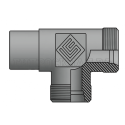 Адаптер ТС тройник P=15 22x1.5 - PIPE  P=15 22x1.5 (верт.) (Vitillo SPA)