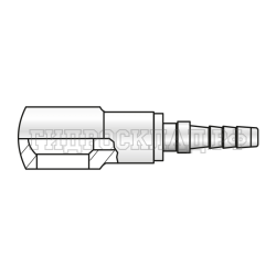 Фитинг BANJO M10X1 Ду=4мм (0°) с муфтой (Китай)