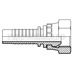 Фитинг BSP (г) 1" DN=25 (0°) (Китай)