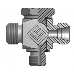 Адаптер ТС тройник P=20 30x2 - BANJO(BSP)3/4" поворотный (Vitillo SPA)