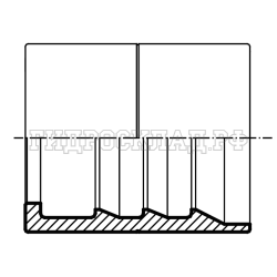 Муфта обжимная 1ST/1SN (с зачисткой) DN=50 (Vitillo SPA)