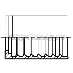 Муфта обжимная 2SN DN=16 (Vitillo SPA)