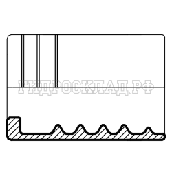 Муфта обжимная 1SC/SLIM/R17/R7/R6 DN=20 (Vitillo SPA)