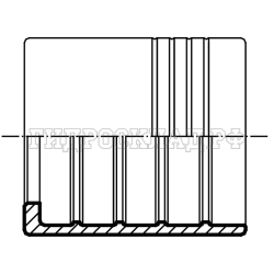 Муфта обжимная R3/R4 DN=16 (Vitillo SPA)