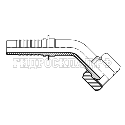 Фитинг DKL-French (г) 20x1.5 DN=06 (90°) PIPE=13.25 (Vitillo SPA)