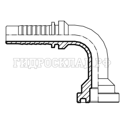 Фланец SFS D=54 DN=32 (90°) long drop (L=115 мм) (Vitillo SPA)