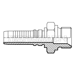 Фитинг BSP (ш) 1.1/4" DN=25 InterLock (Vitillo SPA)