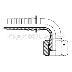 Фитинг BSP (г) 2" DN=50 (90°) InterLock (Vitillo SPA)