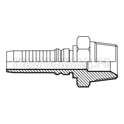Фитинг BSPT (ш) 1.1/2" DN=40 InterLock (Vitillo SPA)