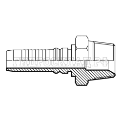 Фитинг NPTF (ш) 1.1/2" DN=32 InterLock (Vitillo SPA)